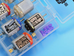Tamiya Mini 4WD Motor Case 2 compartments offer secure organization