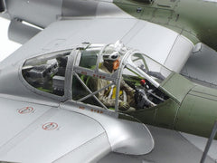 TAMIYA P-38J Lightning engine detail for realism.
