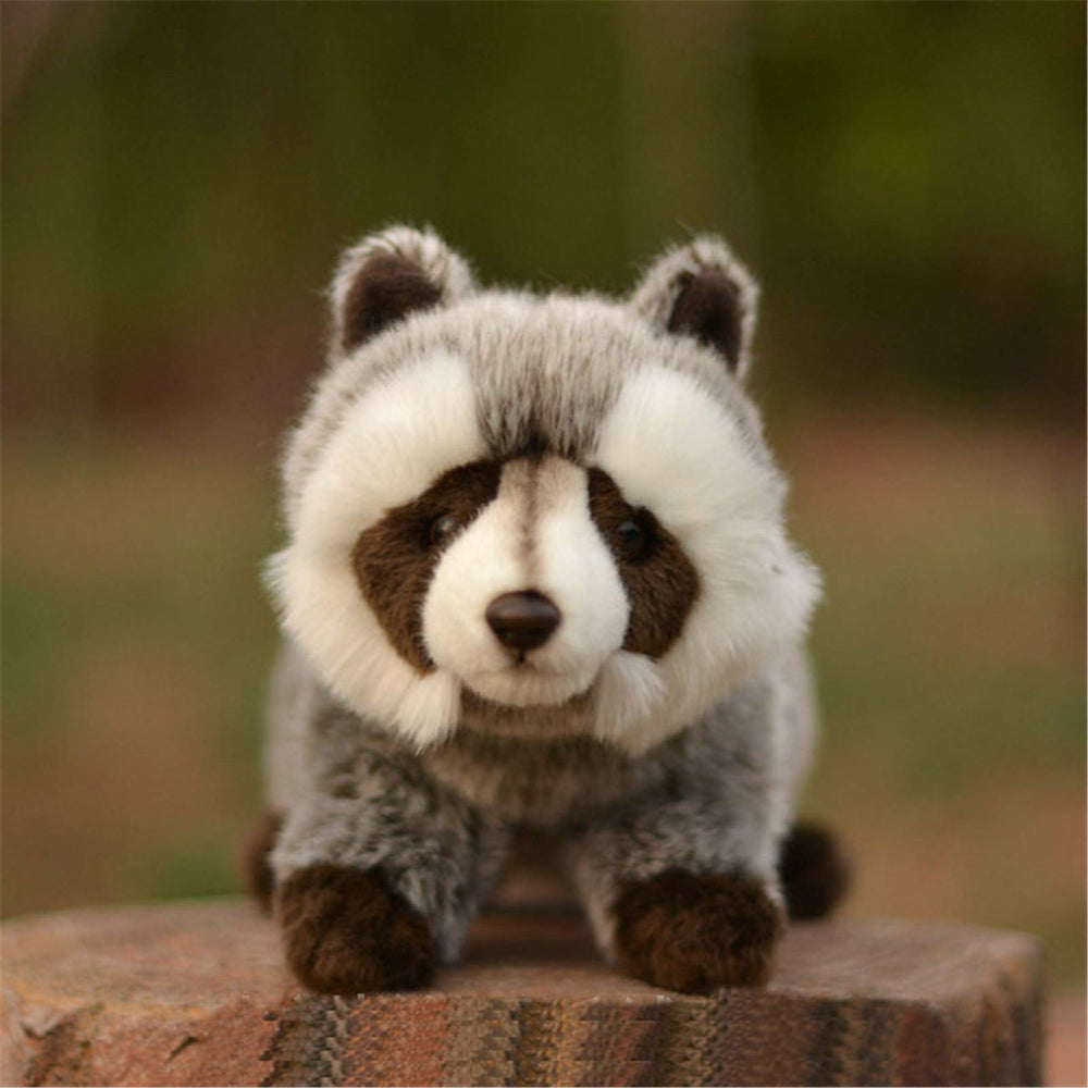 TAMMYFLYFLY raccoon plush – huggable 12in for soft, comforting snuggles.