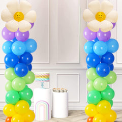 Tamodan ready to use balloon kit includes base and poles for fast installations.