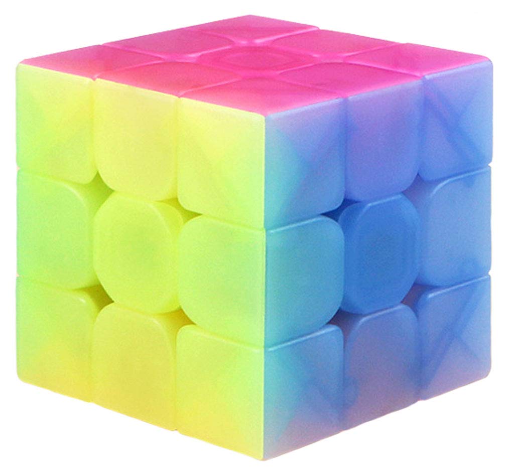 TANCH Qiyi Warrior W cube with frosted jelly surface for smooth turning.