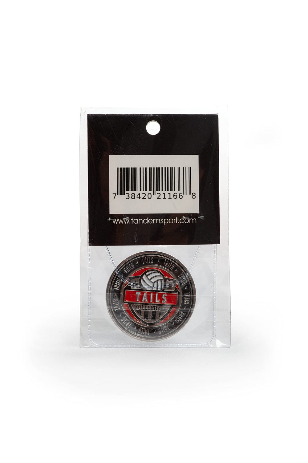 Tandem Sport coin features color sides for fast on-court identification.