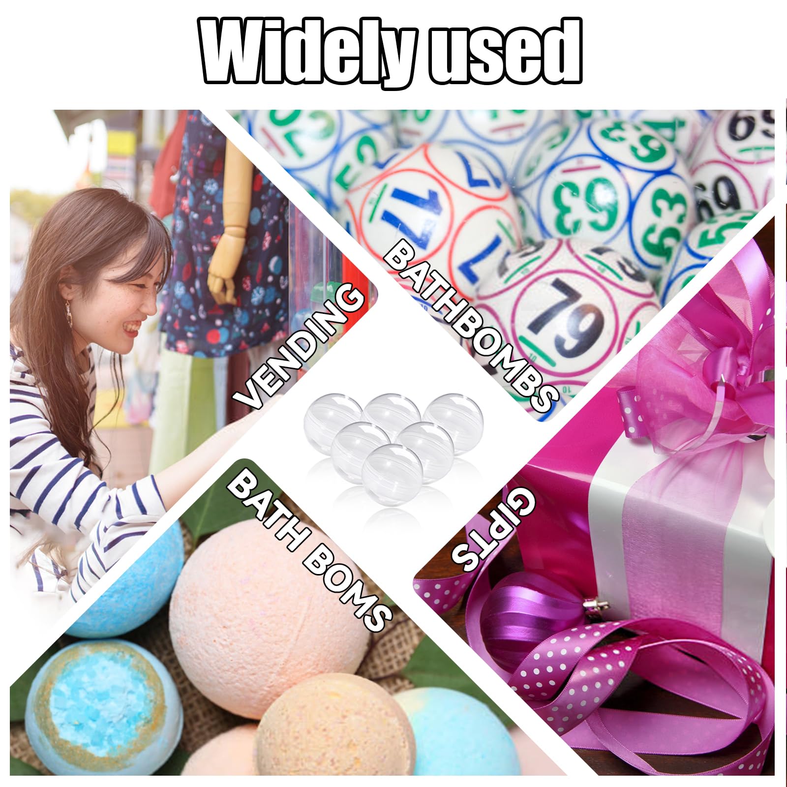 Tanemudo clear toy capsules perfect for display, gifting, and treasure hunts