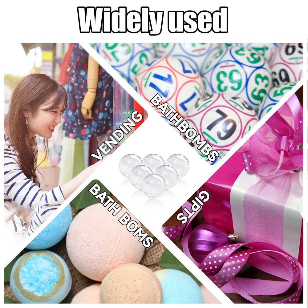 Tanemudo clear toy capsules perfect for display, gifting, and treasure hunts