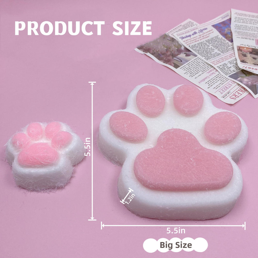 Tangcii Big Cat Paw Squishy on desk supports focus and playful stress relief