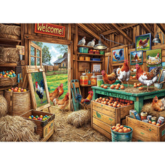 TangComplete chicken coop puzzle box with premium packaging, ideal for gifting