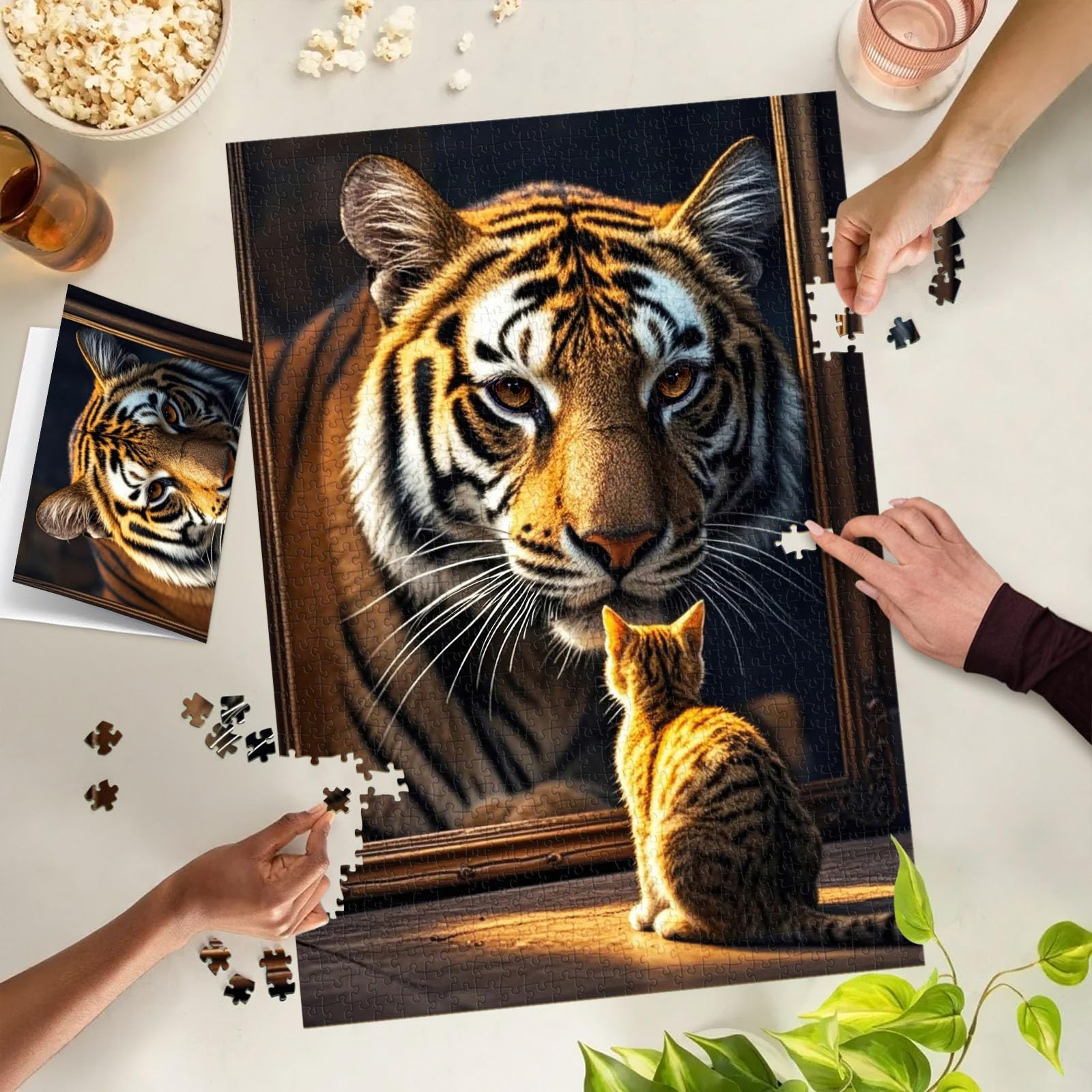 TangMosaic dust-free matte finish: high-quality puzzle with minimal dust and lasting colors.