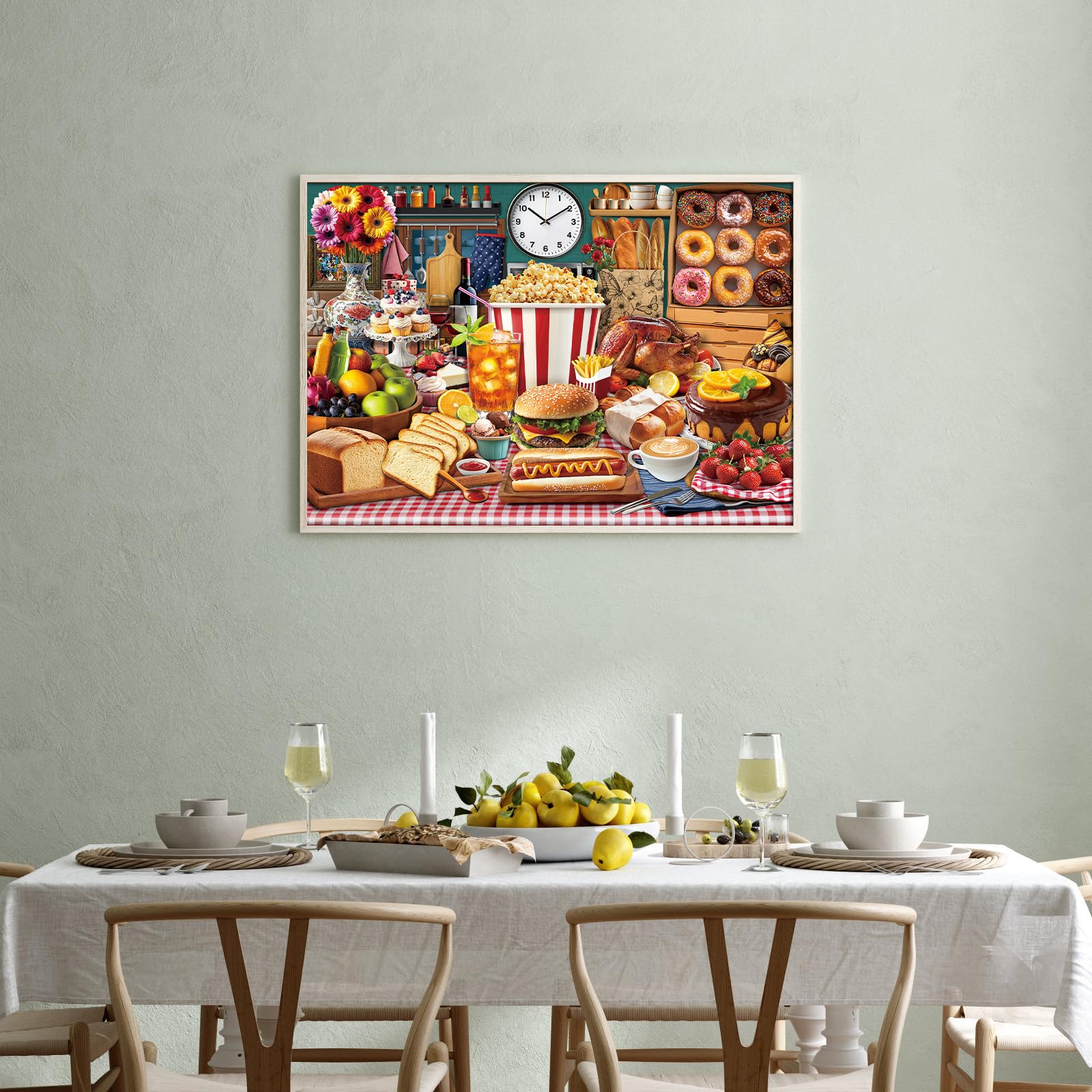 TangMosaic Food Feast pieces close-up, durable interlock for lasting builds
