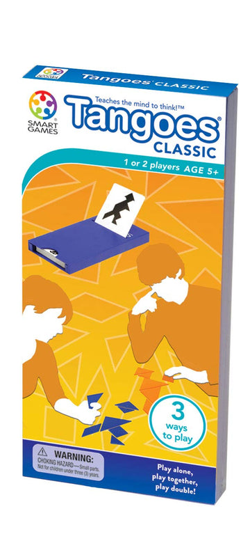 Tangoes SmartGames 54 challenges grid showing progressive brain-teasing activities