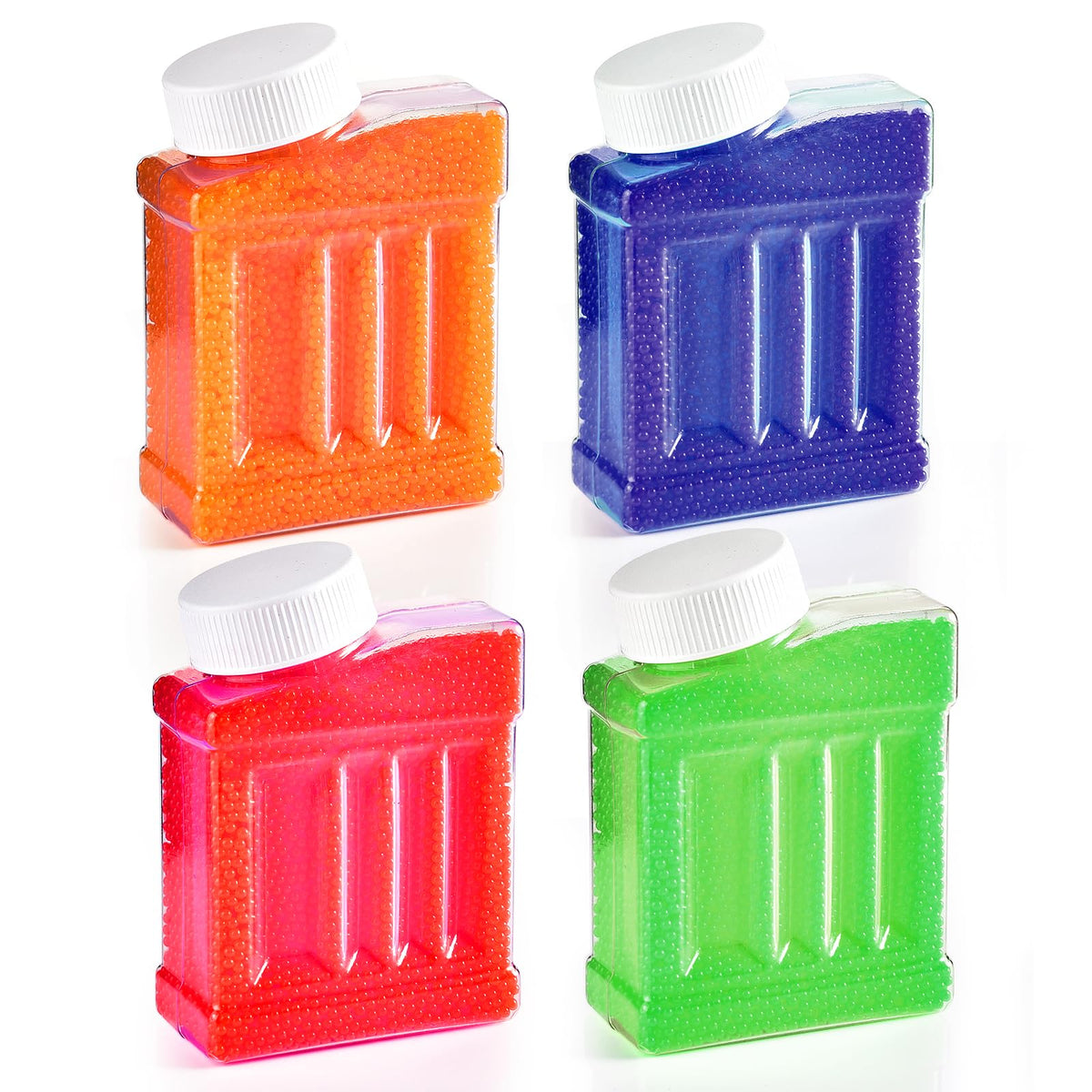 TANSAR Gel Ball Blaster ammo refill: four bottles ready for outdoor play