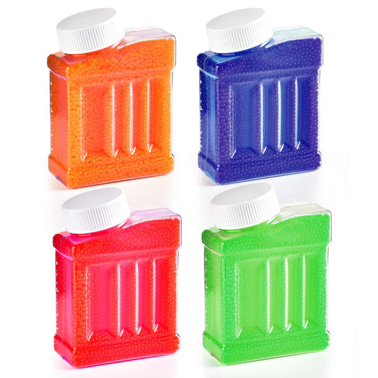 TANSAR Gel Ball Blaster ammo refill: four bottles ready for outdoor play