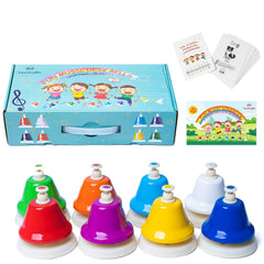 TantivyBo rainbow desk bells offering colorful, engaging beginner music play