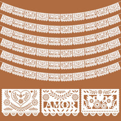 TaoBary paper-cut banner flowers for festive weddings and celebrations