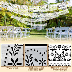 TaoBary paper-cut banner hearts for romantic ceremony ambiance