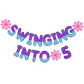 TaoBary spider-themed banner with bold colors for a memorable fifth birthday