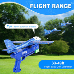 Taotendar LED foam planes glow with three light modes for after-dark flights.