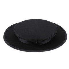 Taotenish child wearing top hat demonstrates portable party accessory for celebrations.