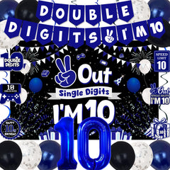 TAOTOSUNE double digits im-10 banner for a bold birthday backdrop.