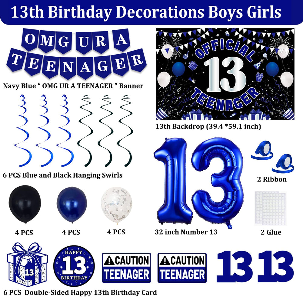 TAOTOSUNE double-sided 13th birthday cards provide keepsakes