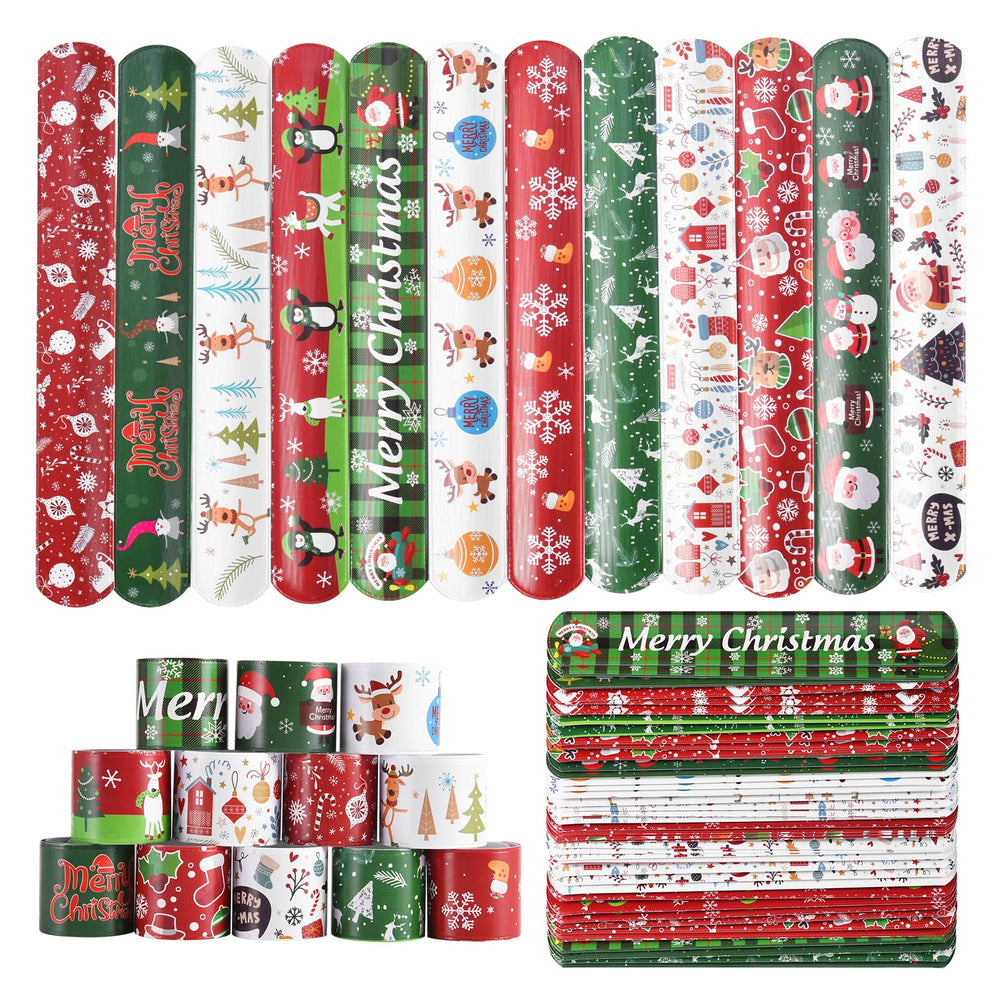TAOVEN Candy-cane bracelet adds bright color for celebrations.