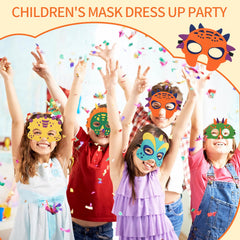 TAOVEN dinosaur mask comfortable-fit — secure on little faces during games.