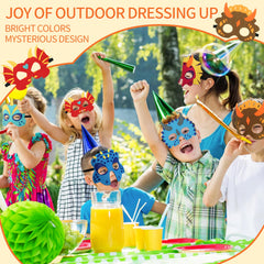 TAOVEN dinosaur mask party-decor — enhances dinosaur-themed celebrations.