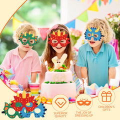 TAOVEN dinosaur mask various colors — easy mix-and-match for costumes.