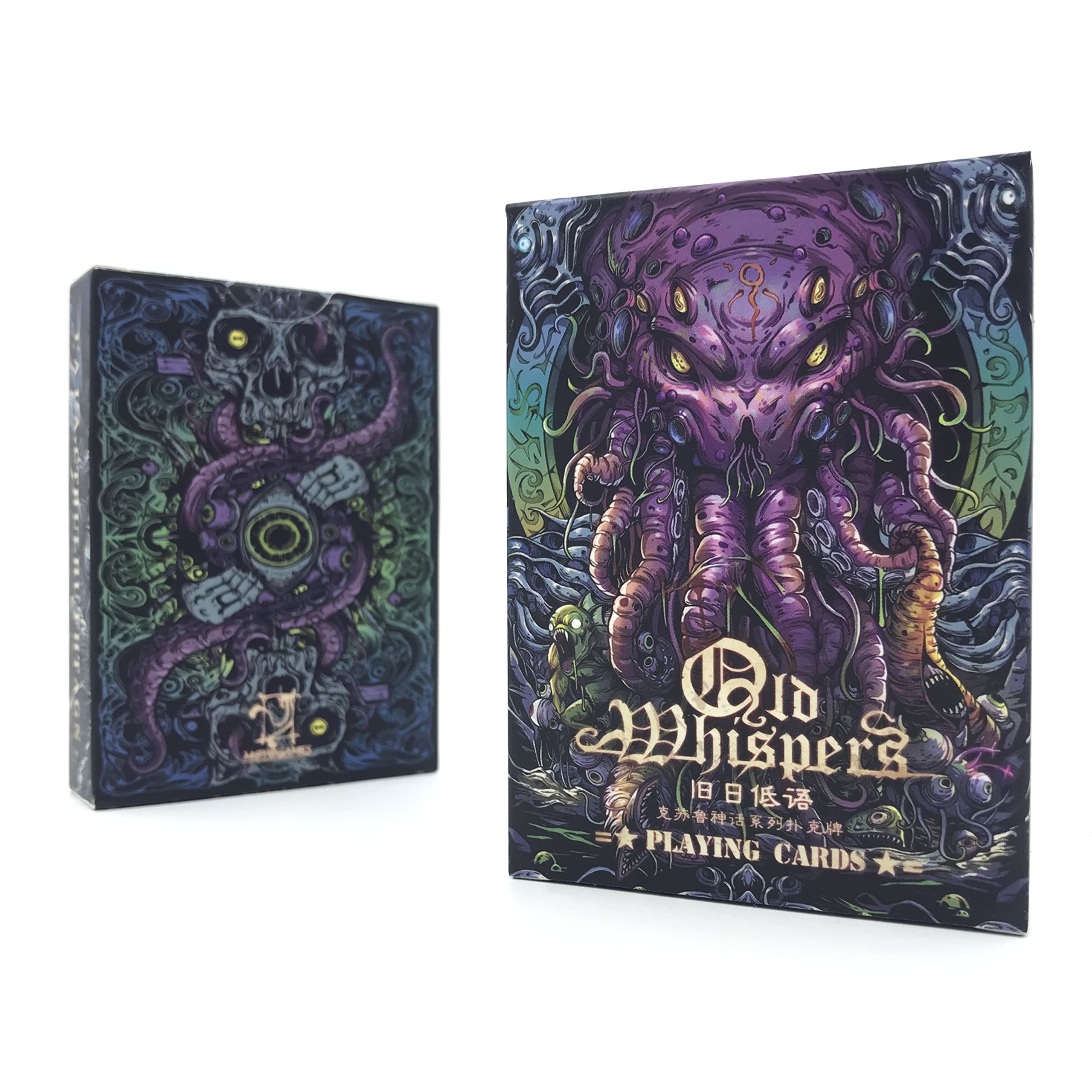 TAOYATAO Cthulhu poker cards back design impresses with striking detail.