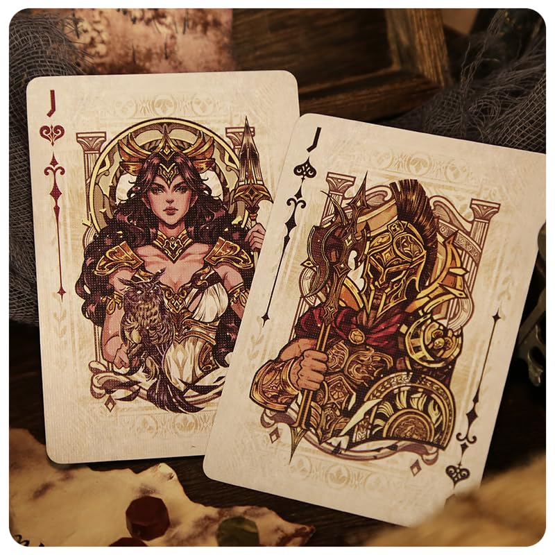 TAOYATAO Greek Mythology playing cards box open reveals premium inner finish.