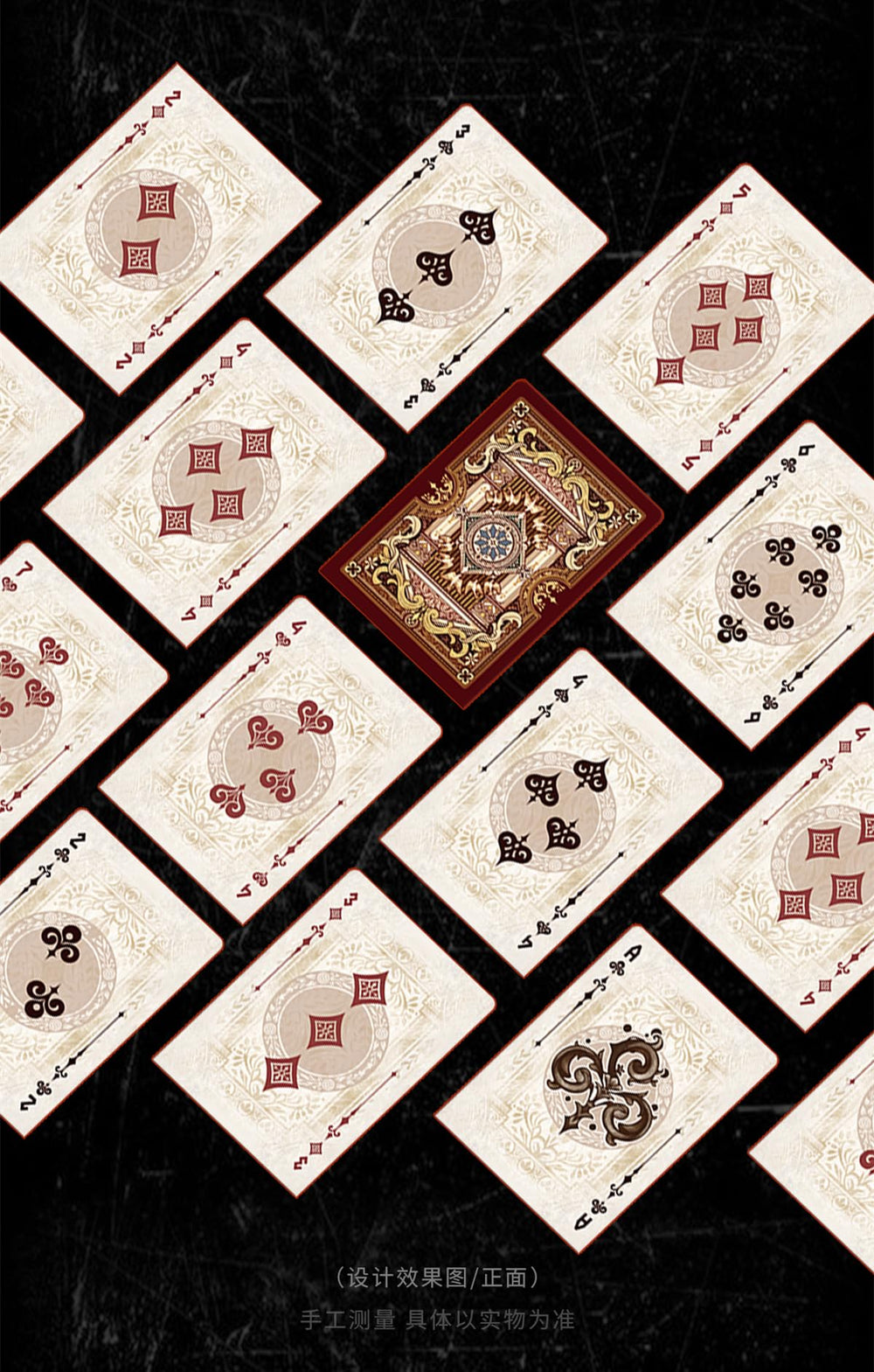 TAOYATAO Greek Mythology playing cards embossing detail adds tactile luxury during handling.