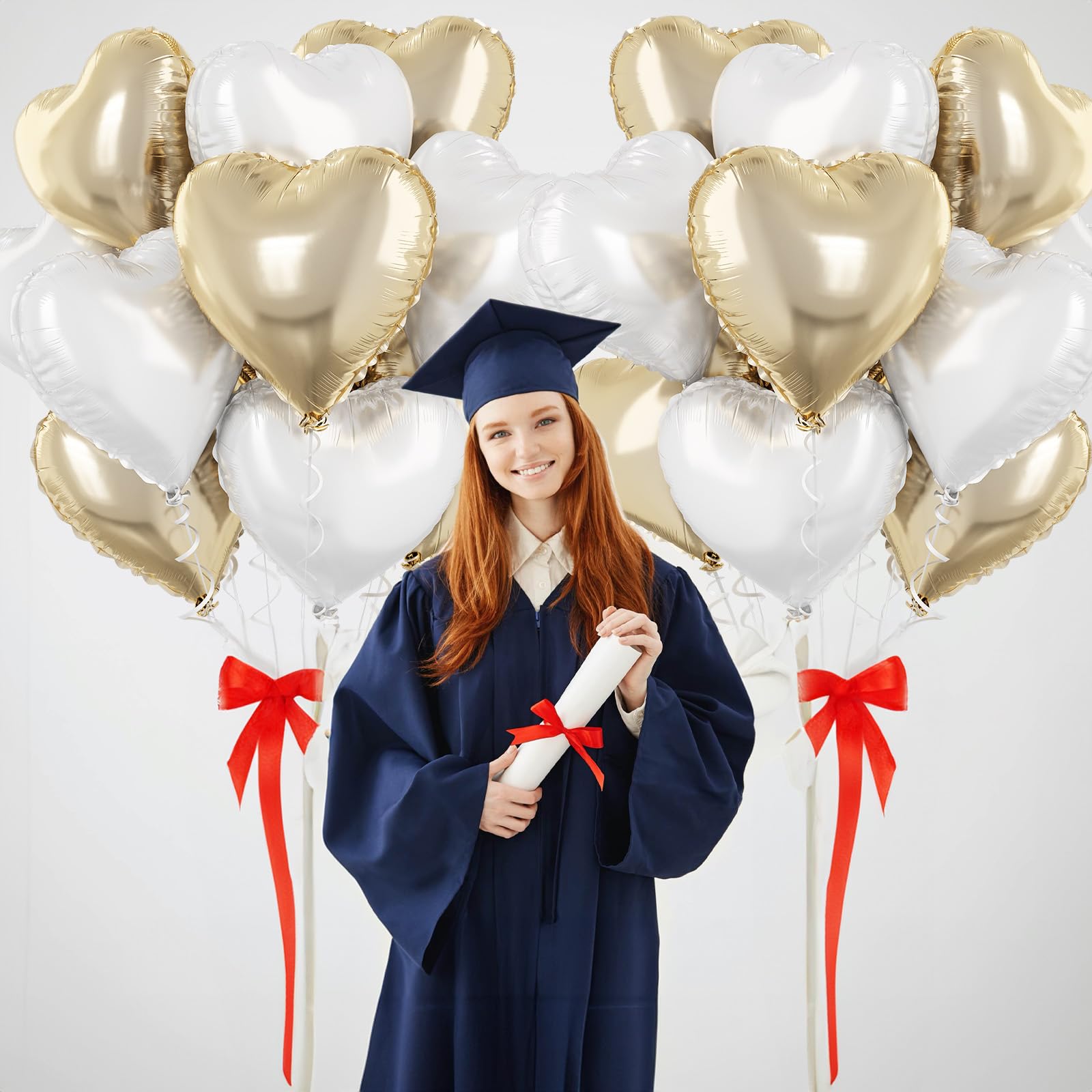 TAOYE 18 inch foil balloons, reusable with proper inflation for lasting decor.