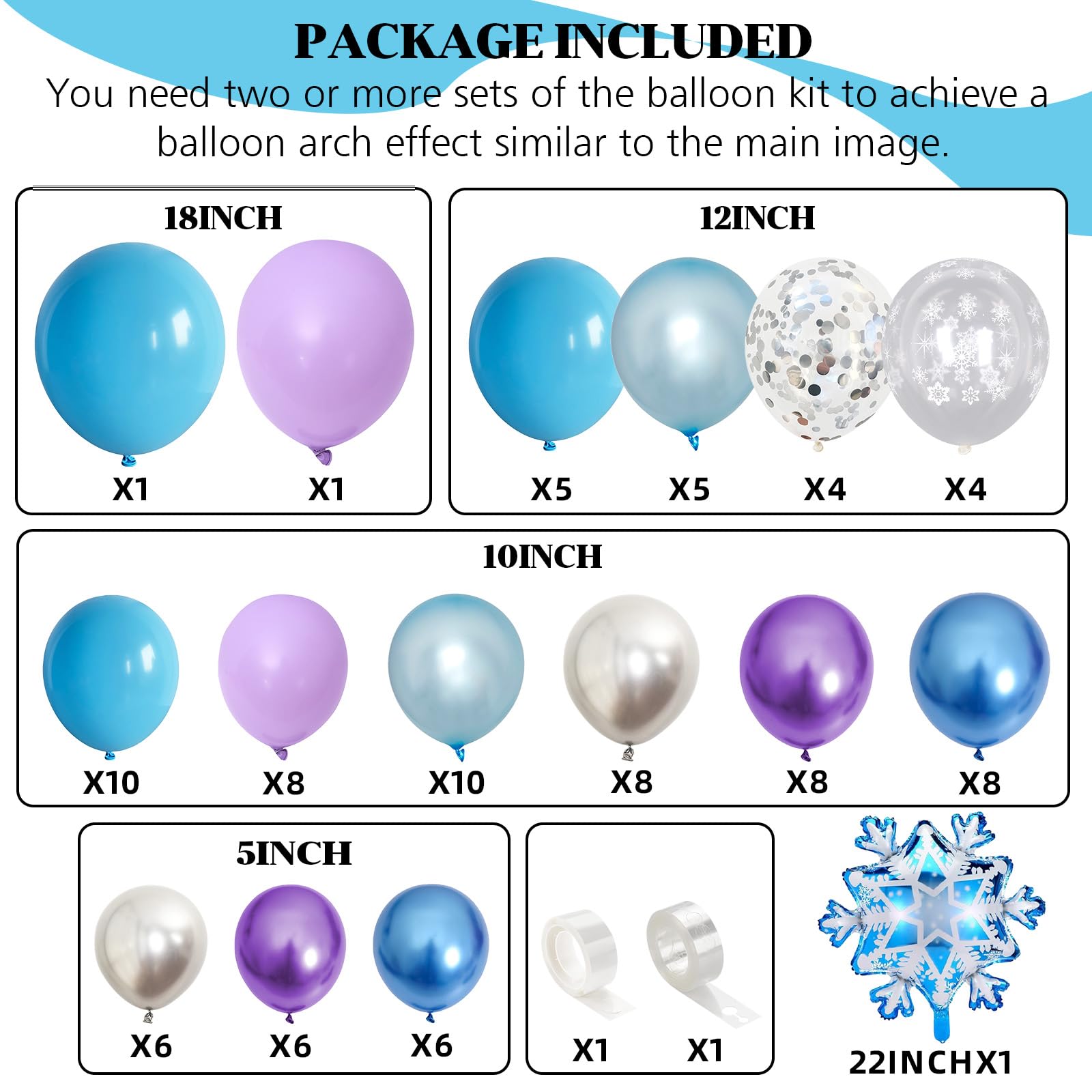 TAOYE Arch Tape and Glue Roll simplify quick, secure balloon installations.