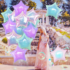 TAOYE birthday decor star balloons create a magical party atmosphere.