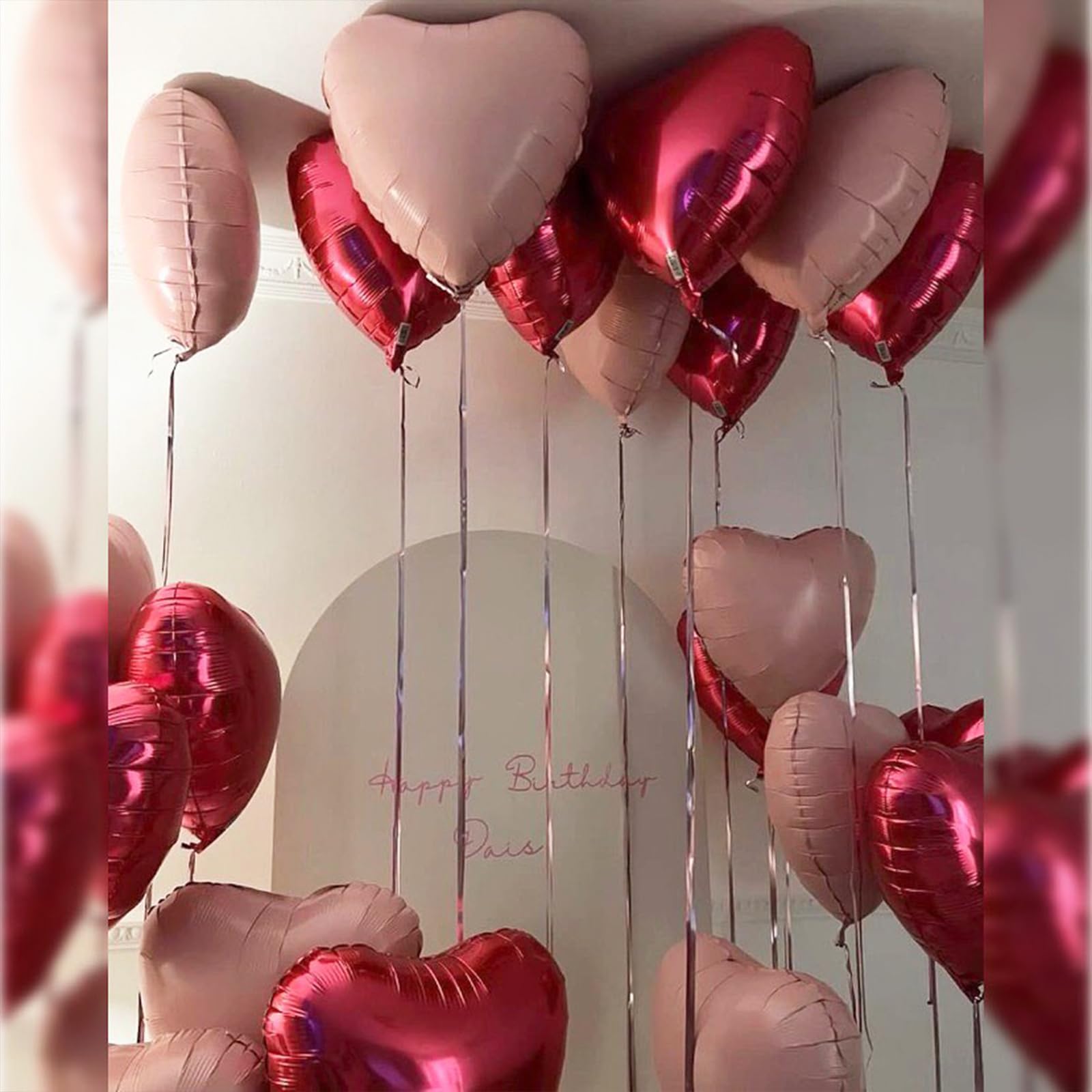 TAOYE birthday party heart balloon set enhances festive ambiance