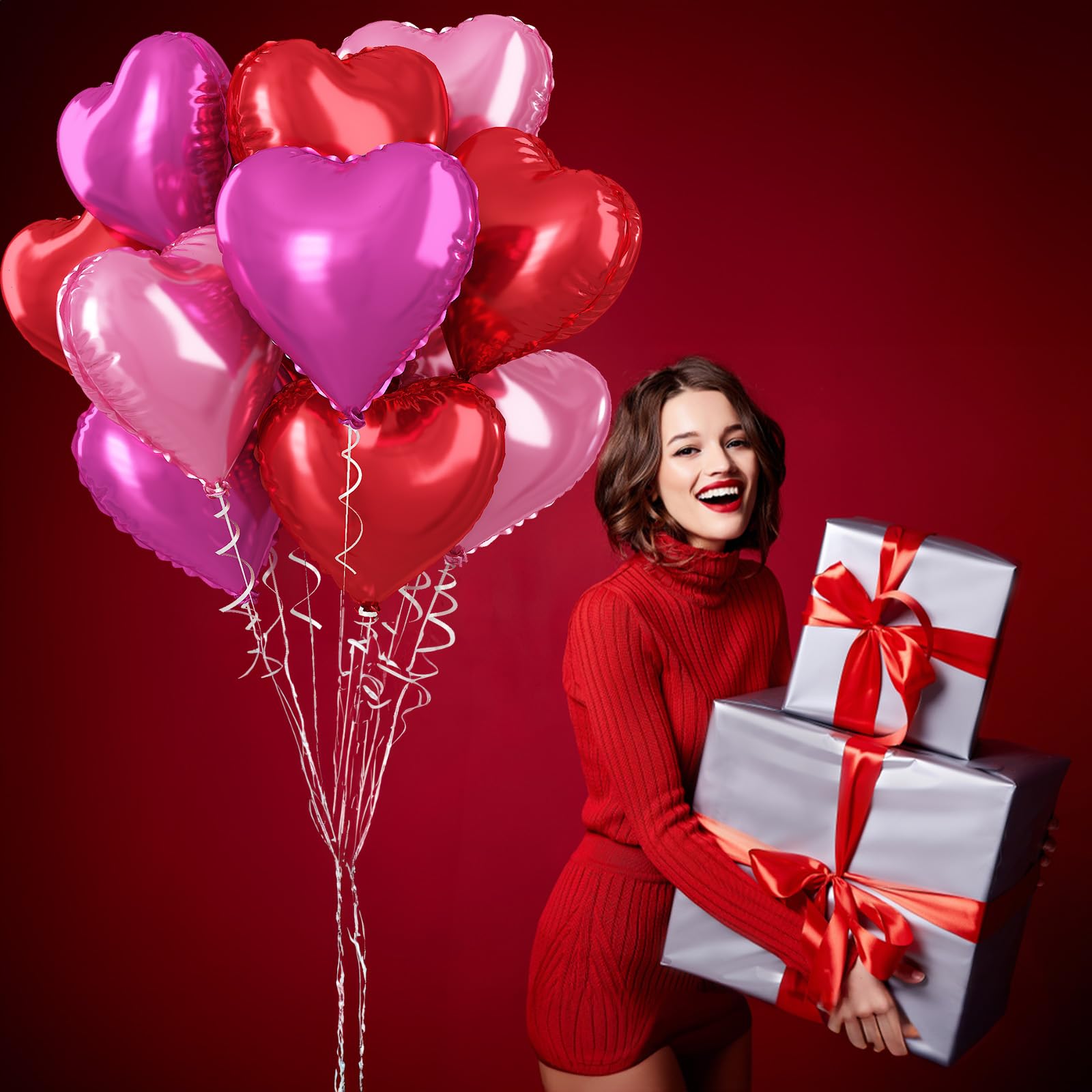 TAOYE birthday setup uses heart balloons for cheerful celebration