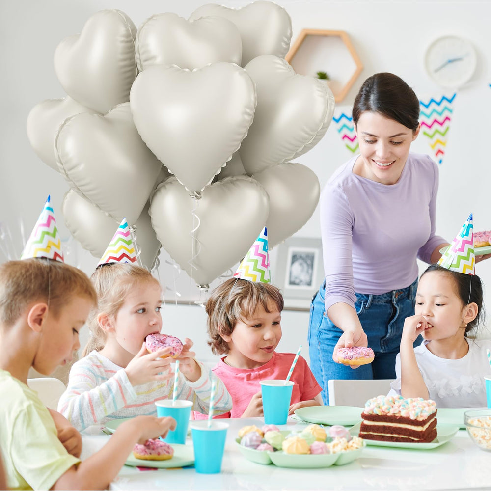 TAOYE cream heart balloons for baby shower backdrops