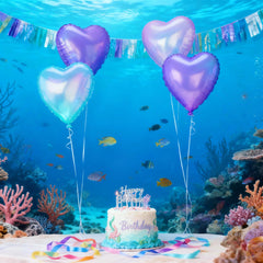 TAOYE gradient green heart balloon brings fresh whimsy to celebrations