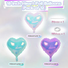 TAOYE gradient pink heart balloon adds soft romantic charm to birthdays