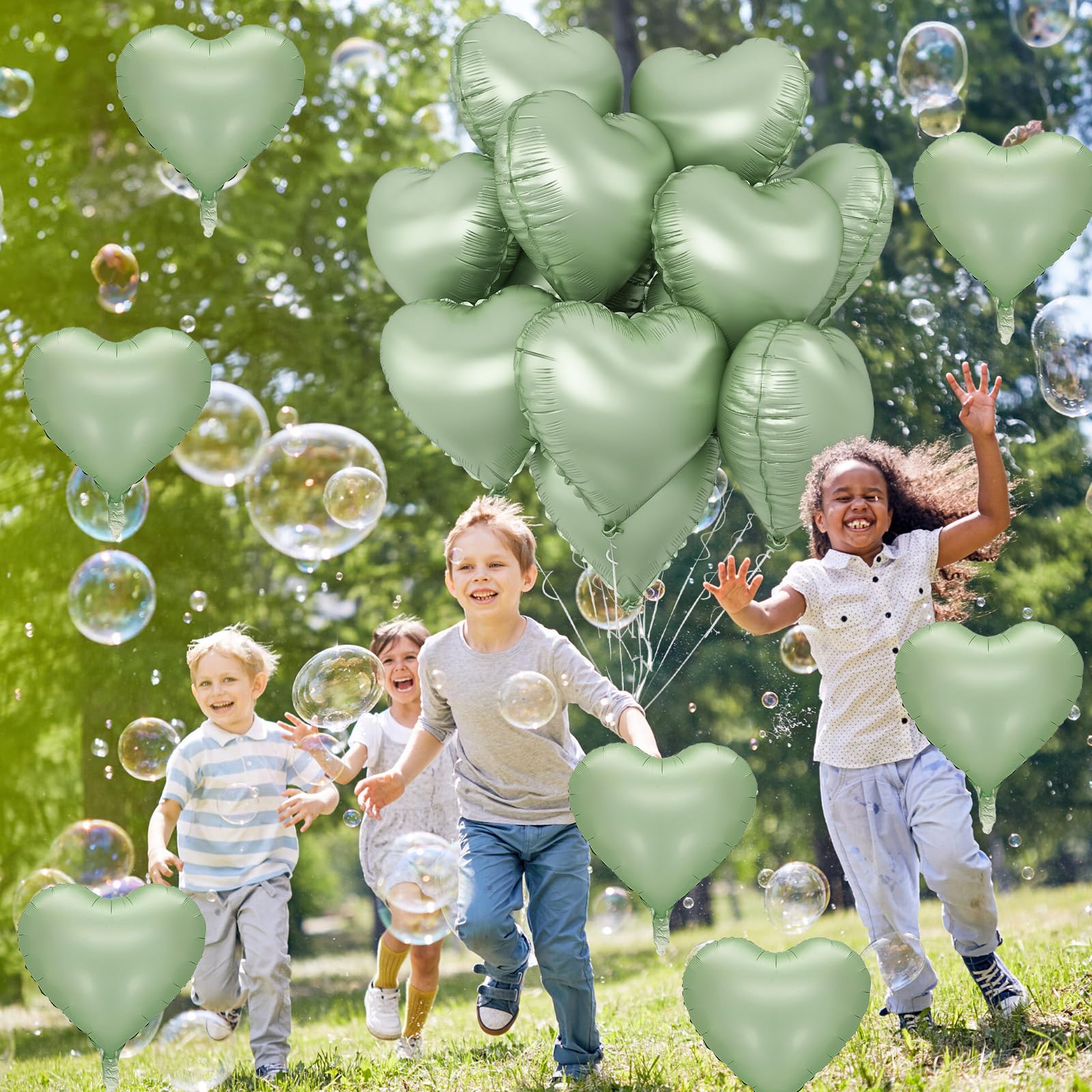 TAOYE heart balloon with ribbon set adds ready-to-use decor options.