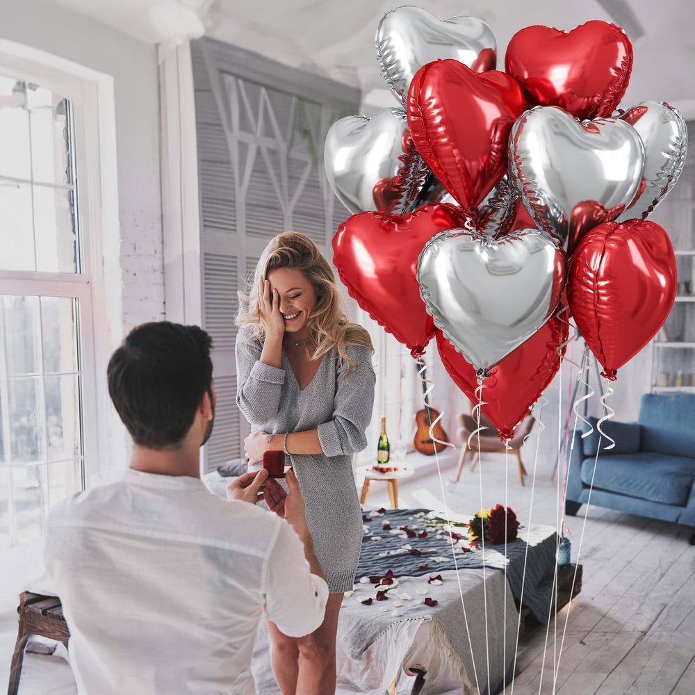 TAOYE heart balloons easy inflation visual for versatile events