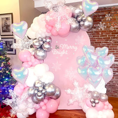 TAOYE iridescent heart foil balloons are durable and maintain shape for extended decor