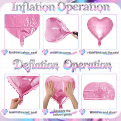 TAOYE pink-purple iridescent balloons create a romantic party ambiance