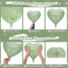 TAOYE reusable heart foil balloons help extend party themes with care.