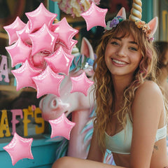 TAOYE wall decor with star balloons for photo-ready backdrops.