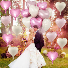TAOYE wall and door decor with heart balloons enhances photo backdrops