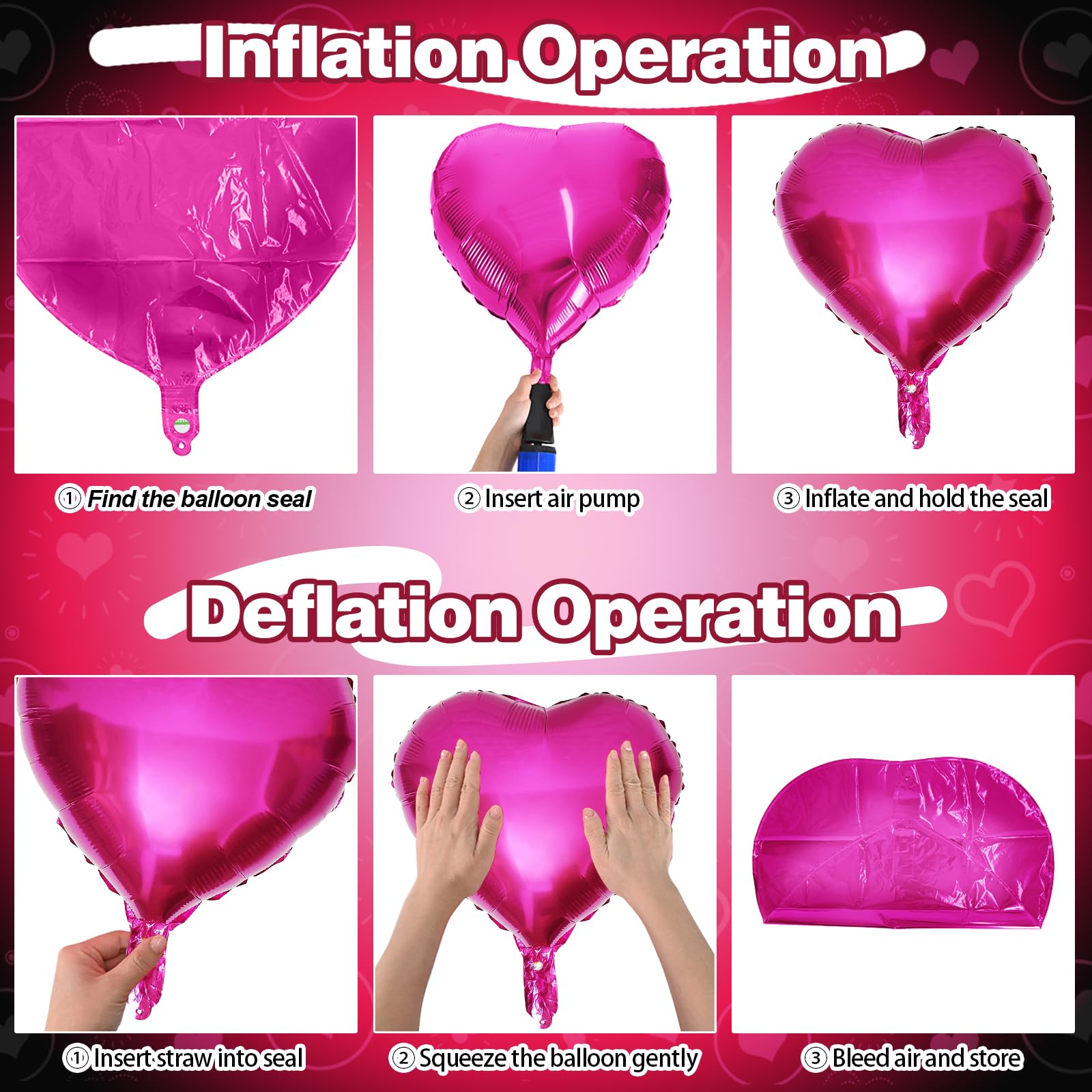 TAOYE balloons adhere to walls and doors for quick setup