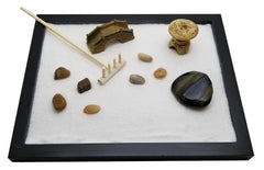 Tapbull Zen Sand Garden decorative desk piece for ambience.
