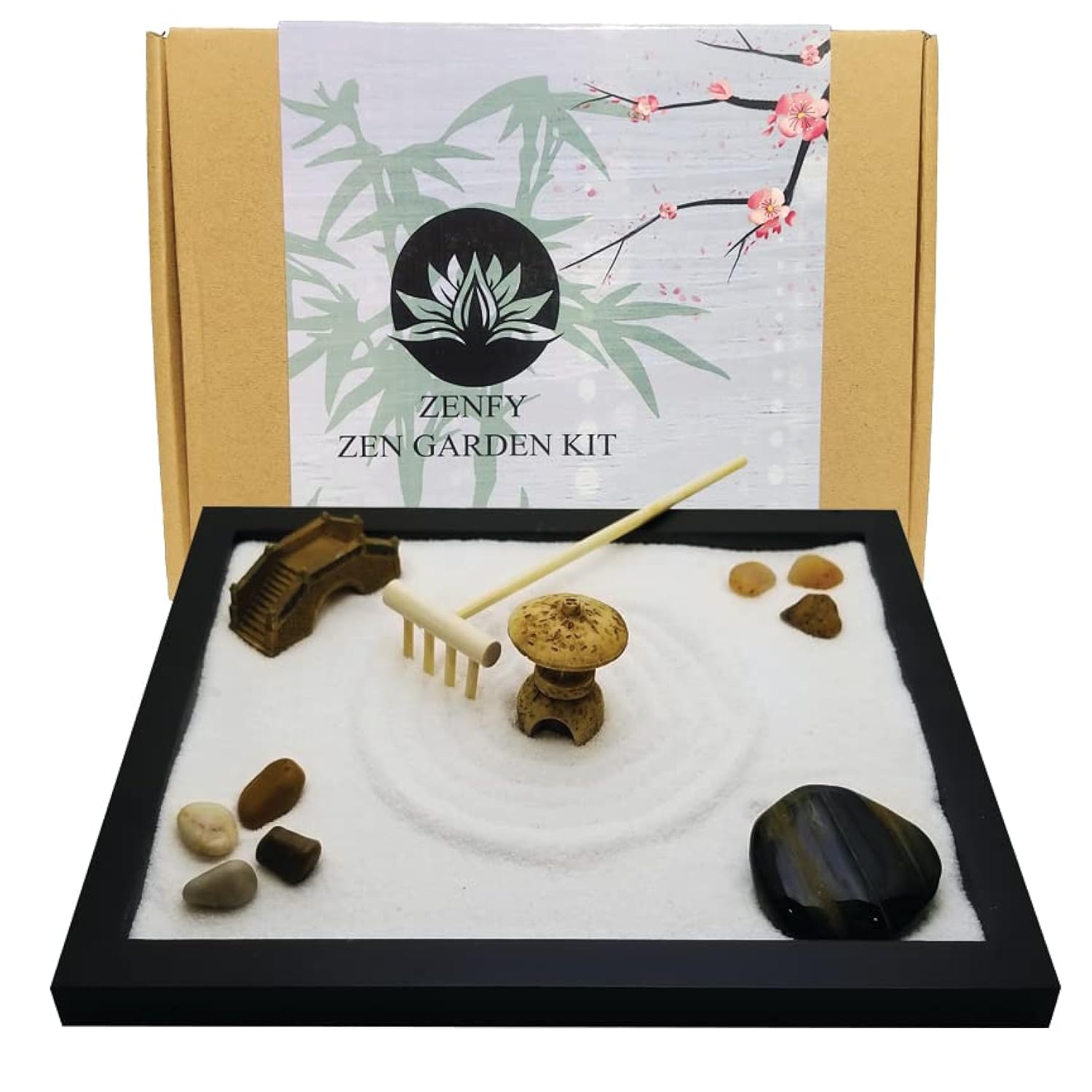 Tapbull Zen Sand Garden tray enhances desk focus and calm.