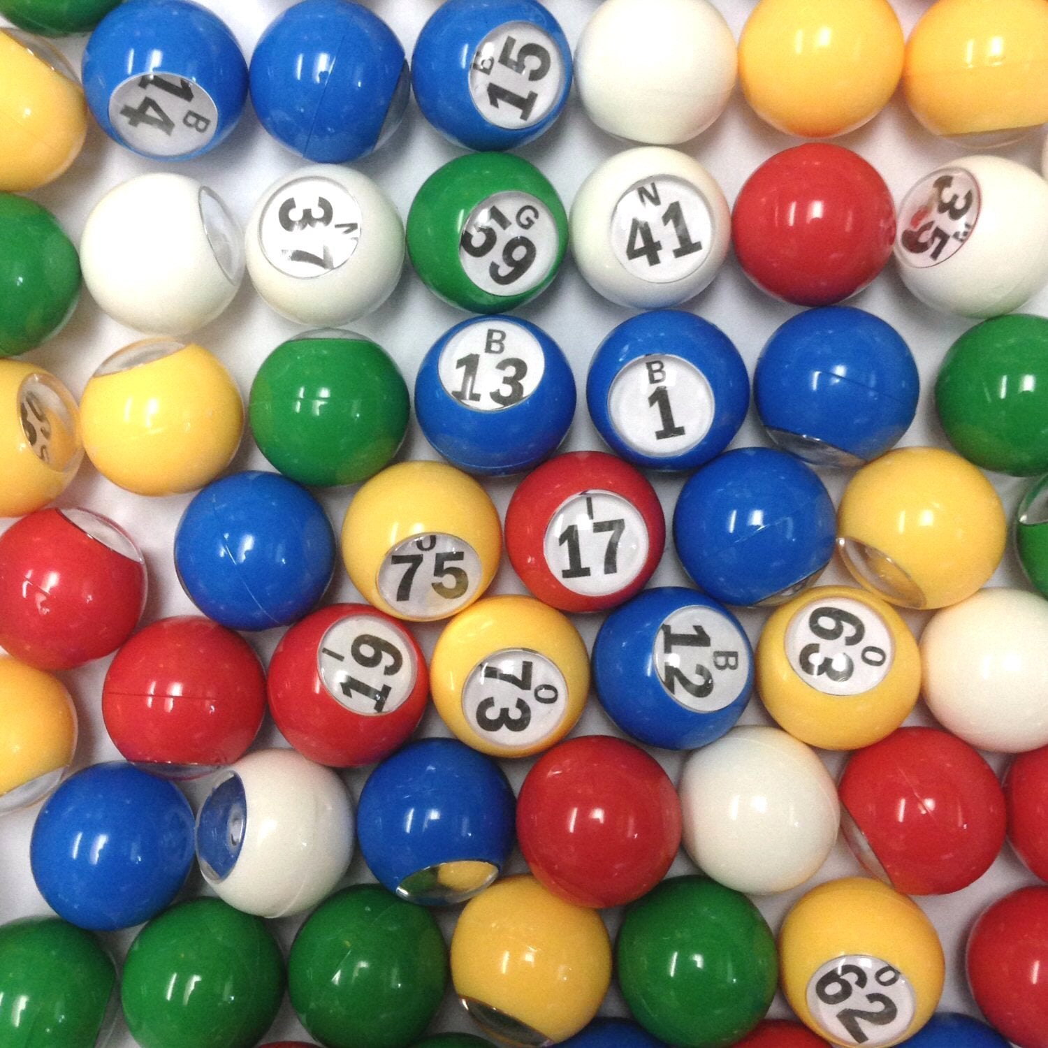 Tapp Collections bingo balls in five colors for clear, engaging gameplay