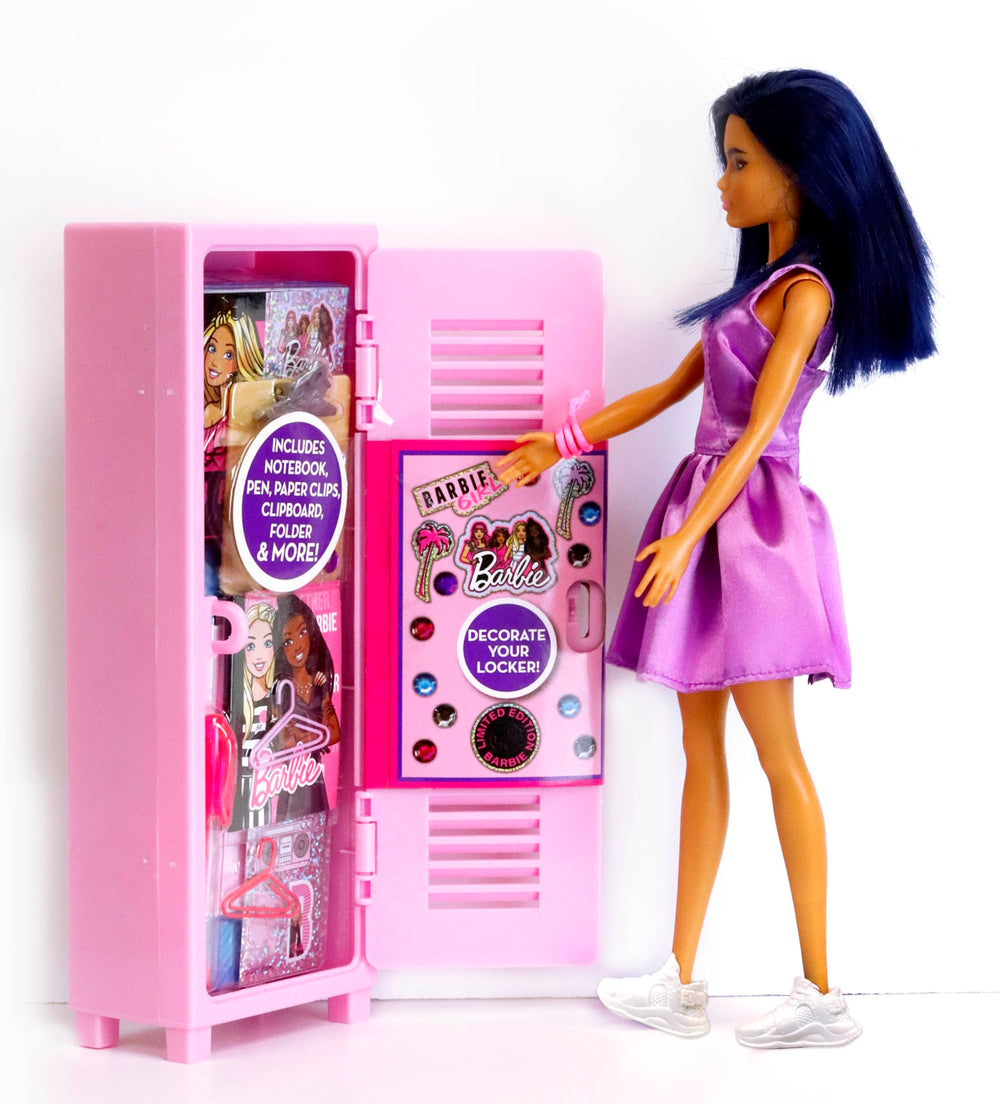Tara Toys Barbie Design Activity Locker sturdy lock helps keep treasured pieces secure